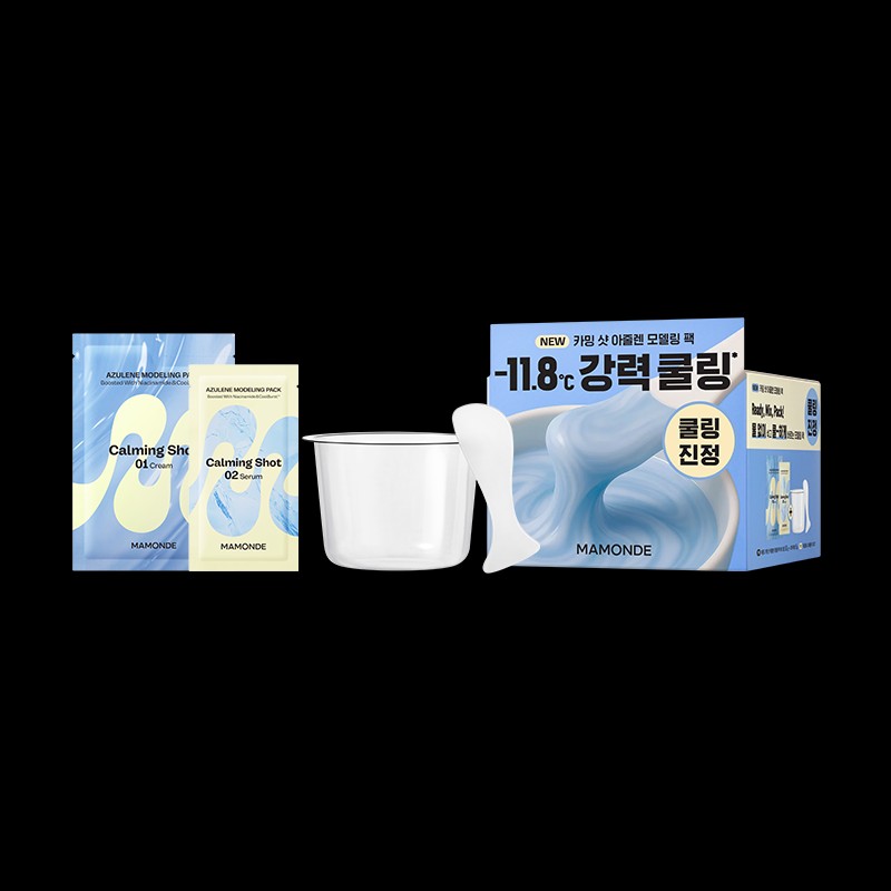 Mamonde [마몽드]NEW 카밍샷 아줄렌 모델링팩 (1입 / 리필4입) [Mamonde] NEW