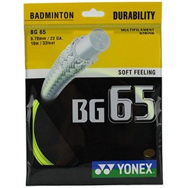 Yonex - BG 65 10Mts Badminton String, BG65 Yellow