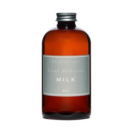 K. Hall Designs Milk Scent Diffuser Oil Refill, Creamy-Sweet Scent with Coconut & Vanilla, Fragrance Oil for Diffusers for Home & Bathroom, All-Natural Fragrance for Women & Men, 8 fl oz
