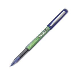 Pilot Precise BeGreen V5 Extra-Fine Rolling Ball Pens - Extra Fine Pen Point - 0.5 mm Pen Point Size - Needle Pen Point Style - Refillable - Blue - 12 / Dozen