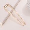 AHSMY Metal French Hair Pin, U Shaped Hairpins for Thick