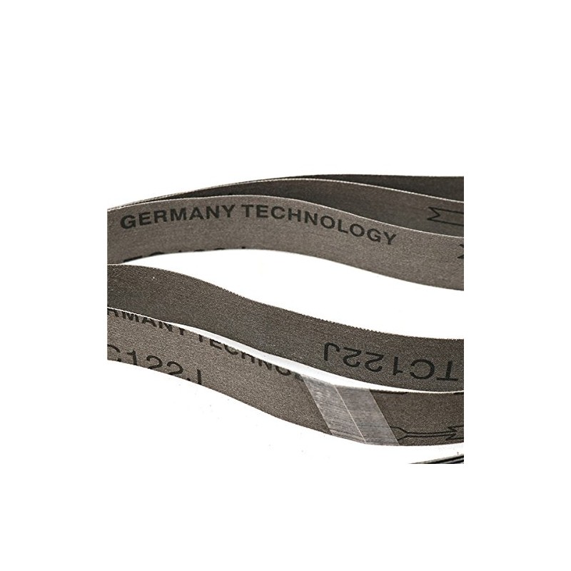 MASUNN 15pcs 25x762mm Sanding Belts 600/800/1000 Grit Aluminum Oxide Sanding