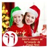 Gorros Navideños Sombreros Extendido Santa Adorno Fiesta 2pz