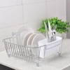IKEBANA Dish Drying Rack Kitchen in-Sink Chrome Finish Wire Dish