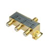 Monoprice Premium 3-Way Coax Cable Splitter - F-Type Screw, for