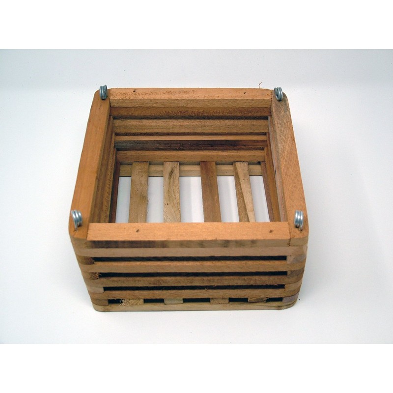 Slat Vanda Orchid Basket. Cedar. 8 Inch with 20 inch