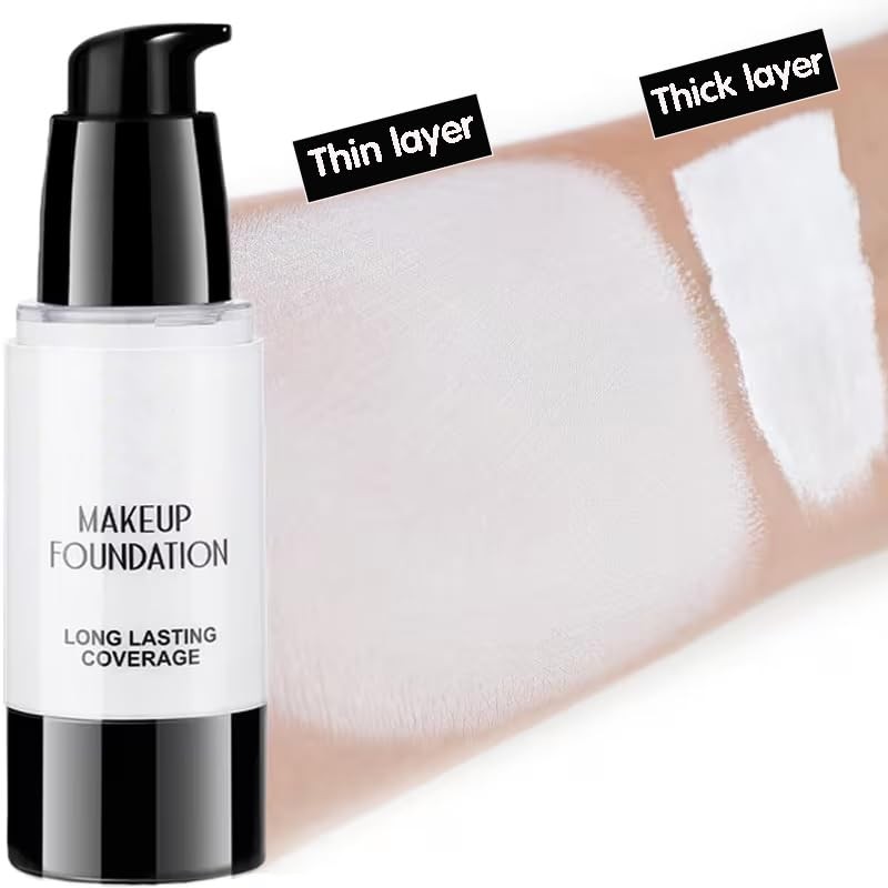 Pintura Facial Blanca Halloween Maquillaje Base Líquida Cara 30ml Profesional
