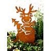 LB H&F Lilienburg Reindeer Christmas Decoration Elk Rust Metal Garden
