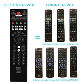 LG New 7-in-1 Remote AKB73315301 for LG HOME THEATER System LHB306 LHB536 LHB336