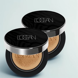 L'Ocean Perfection Cushion Foundation 15g, No. 23 Cafe Latte, 2 pieces / 로쎄앙 퍼펙션 쿠션 파운데이션 15g, 23호 카페라떼, 2개