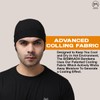 Sweat Wicking Doo Rag Skull Caps Beanie-Cooling Dew Rag Helmet