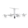Aircraft Wind Spinner Metal Windmill Airplane Wind Spinner Sculpture for