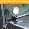 car-attention Side A-Pillar Hood Ditch Light Bar Mount Brackets For