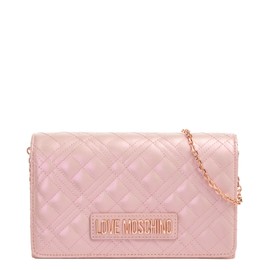Love Moschino MOSCHINO B24MO89 JC4079 Women's Love Shoulder Bag / Shoulder Bag Faux Leather Quilted Black, pink, UNI EU, (JC4079PP0H-LA0 635)