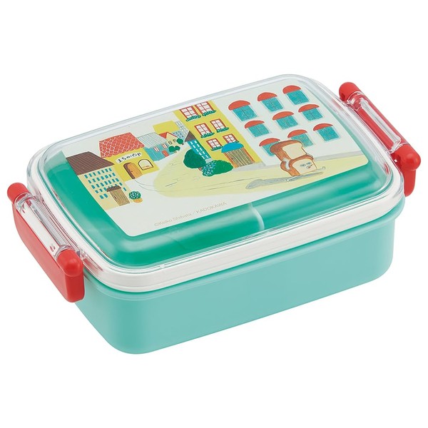 Skater RBF3ANAG-A Children's Lunch Box, 16.9 fl oz (450 ml), Fluffy, Domed, Bread, Antibacterial, Made in Japan
