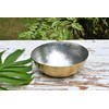 De Kulture Hand Hammered Antique Brass Nut Serving Bowl |Ideal