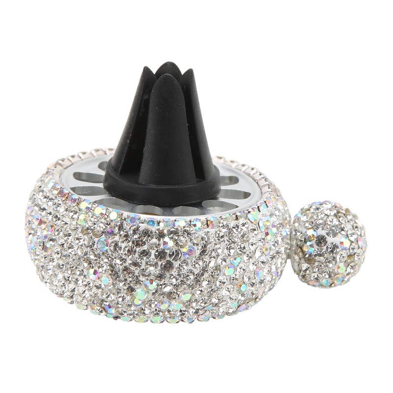 Car Air Vent Fragrance Decoration Sparkly Rhinestones Cute Shape Interior