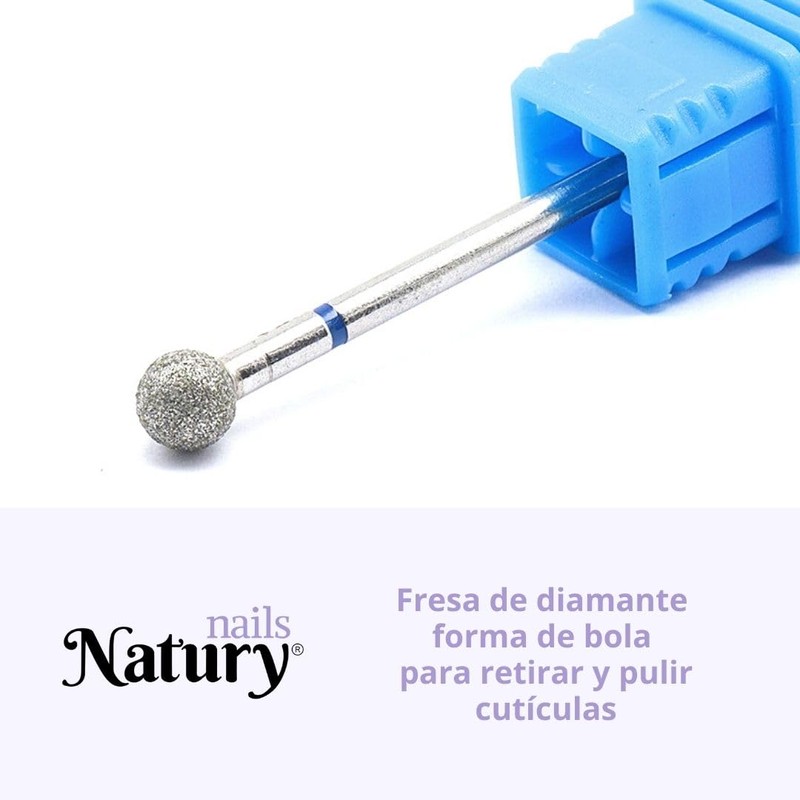 Natury Nails Diamond Cutter for Nail Lathe 4.7mm Round Ball