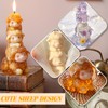 Mini Sheep Silicone Candle Mold for DIY Candle Making