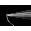 Sanei (サンエイ) Rainy Metallic Shower Head, Black, Approx. 50% Water