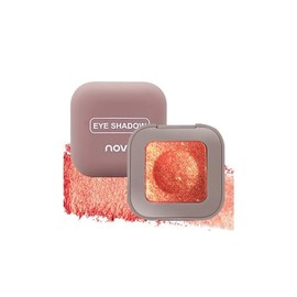 SWEET NIGHT Single Eyeshadow High Coloring, Smooth Adhesion, Long Keep, Suitable for All Ages, Compact, Easy to Carry, Eye Shadow Color (05-Orange)