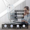 Hensam LED Desk Lamp with Clamp, Double Head Desk Light