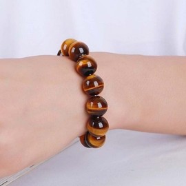 WP Gifts Fortune Tiger's Eye Lucky Bracelet Business Luck Financial Luck 12mm 2ea