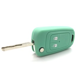 Nordecco Silikon-Schlsselanh?nger-Schutzhlle, passend fr Opel Astra Insignia Mokka Meriva VXR Adam 2/3/4 Tasten (hellminzgrn)