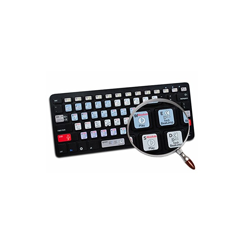 Traktor Scratch PRO Keyboard Overlay Sticker
