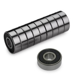 Precision 608 RS ABEC 11 Bearings for Scooters,Longboards and Skateboards (Black 10 Packs)