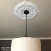 Ekena Millwork CMP22AT Attica Thermoformed PVC Ceiling Medallion (Fits Canopies