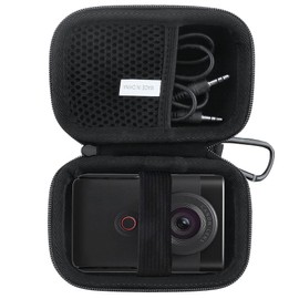 JINMEI Funda de transporte rígida de EVA compatible con Canon PowerShot V10 Vlog Camera for Content Creators Case