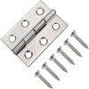 20Pcs 2 Inch Stainless Steel Folding Hings for Wooden Box