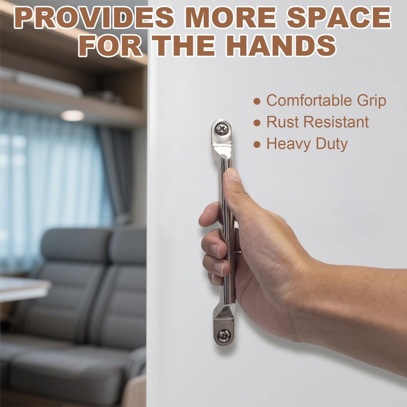 COOHAME 2 Pack RV Door Handle - 8.66 Inch Durable