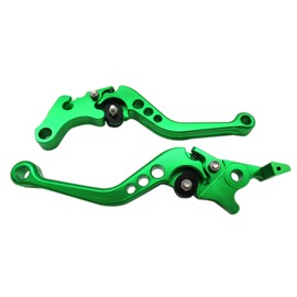 Gxcdizx New Green CNC 6 Position Shorty Brake Clutch Lever for Triumph Speed Triple 1997 1998 1999 2000 2001 2002 2003