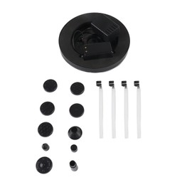 Solar Fountain Pump 3.5W Gradient Light Solar Brushless Pump With 6 Nozzles for Garden Pool