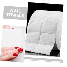 FOYTOKI 2 Rolls Nail Tissue Paper Makeup Remover Pads Lint Nail Wipes Nail Polish Remover Wipes Makeup Pads Nail Supplies Lint Wipes for Nails Makeup Wipes Bathroom Paper