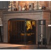 Fire Beauty 5 Pieces Fireplace Tools Set Wrought Iron Fire