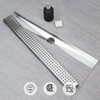 SaniteModar Linear Shower Drain, Shower Drain 30 inch with Removable
