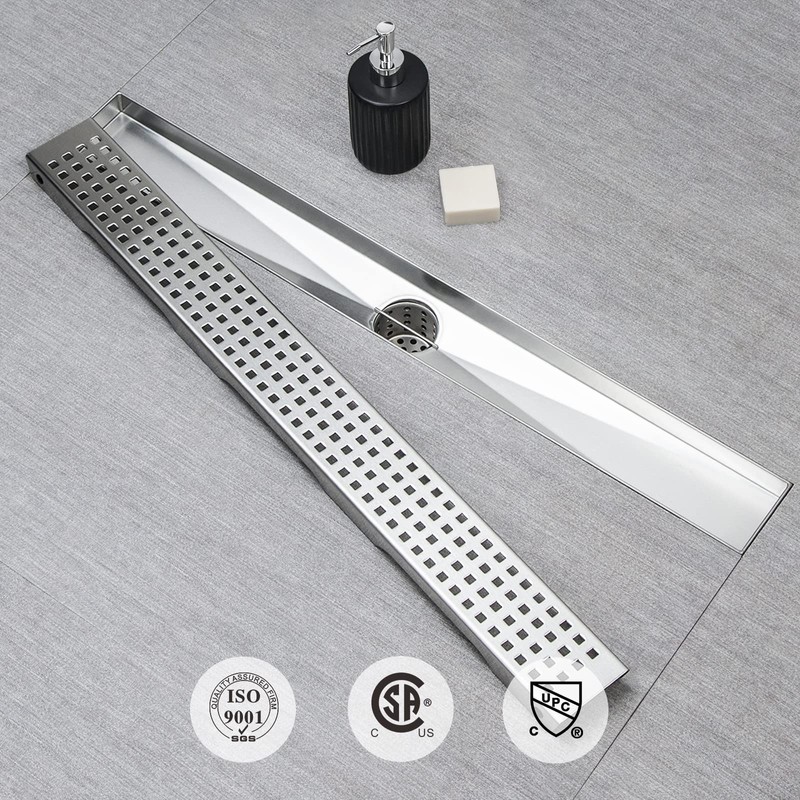 SaniteModar Linear Shower Drain, Shower Drain 30 inch with Removable