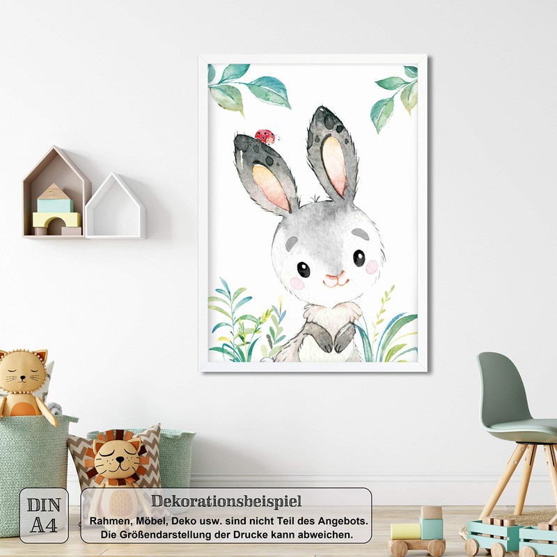 LALELU-Prints | A4 Pictures Nursery Decoration Girls Boys | Magical