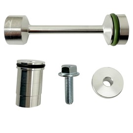 OTMGTGM LS Engine Gallery Plug Set Aluminum Oil Diverter Barbell Plug Oil Pickup Tube Hold Dowm Kit Bypass Valve Plug Fits LS1 LS2 LS3 LS4 LS6 LS7 LS9 LQ4 LQ9 L92 L99 LSA 4.8L 5.3L 5.7L 6.0L 6.2L 7.0L