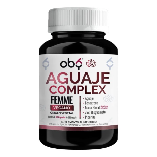 Aguaje Complex Fenogreco con Maca Peruana Y Zinc Potenciado con