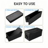 ANLIOTO CD Storage Box, CD Case Holder with Clear Window