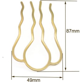 5 Pcs Gold 87mm Hair Fork Clip Stick Hair Pin Hair Bun Plug Holder for Women Girl Accessories Hair Clips and BarrettesTyling Accessories Suitable for Gifts