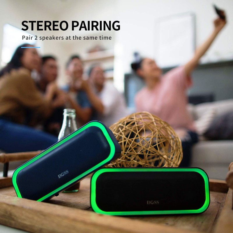 DOSS SoundBox Pro Bluetooth Speaker with 20W Stereo Sound, Active