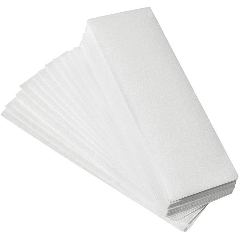 100 Wax Strips Papers Hair Removal Strips Legs Brazilian Wax