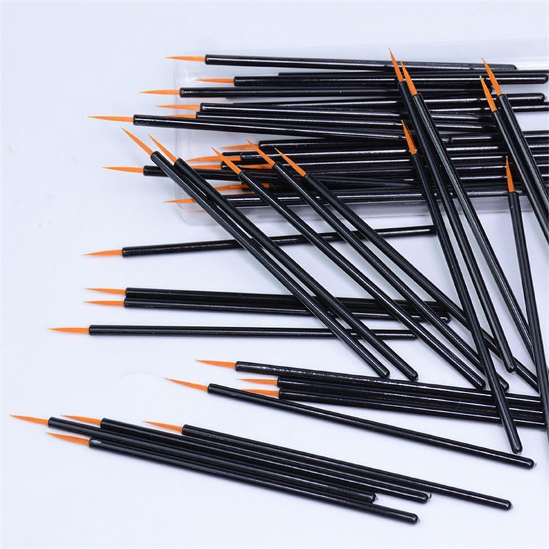 SITEDAN Nail Brushes Extra Fine Nail Brushes 50pcs Gel Nail