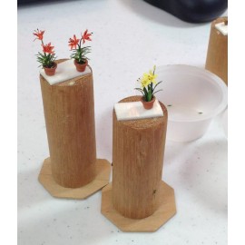 Dollhouse miniature DIY laser cut  1/2 scale Day Lily or Tiger Lily  #483