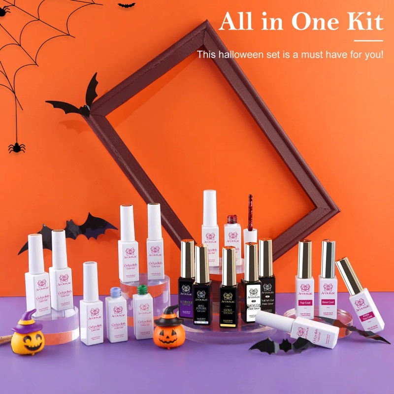 Set De Delineador De Esmalte De Uñas Nail Art French